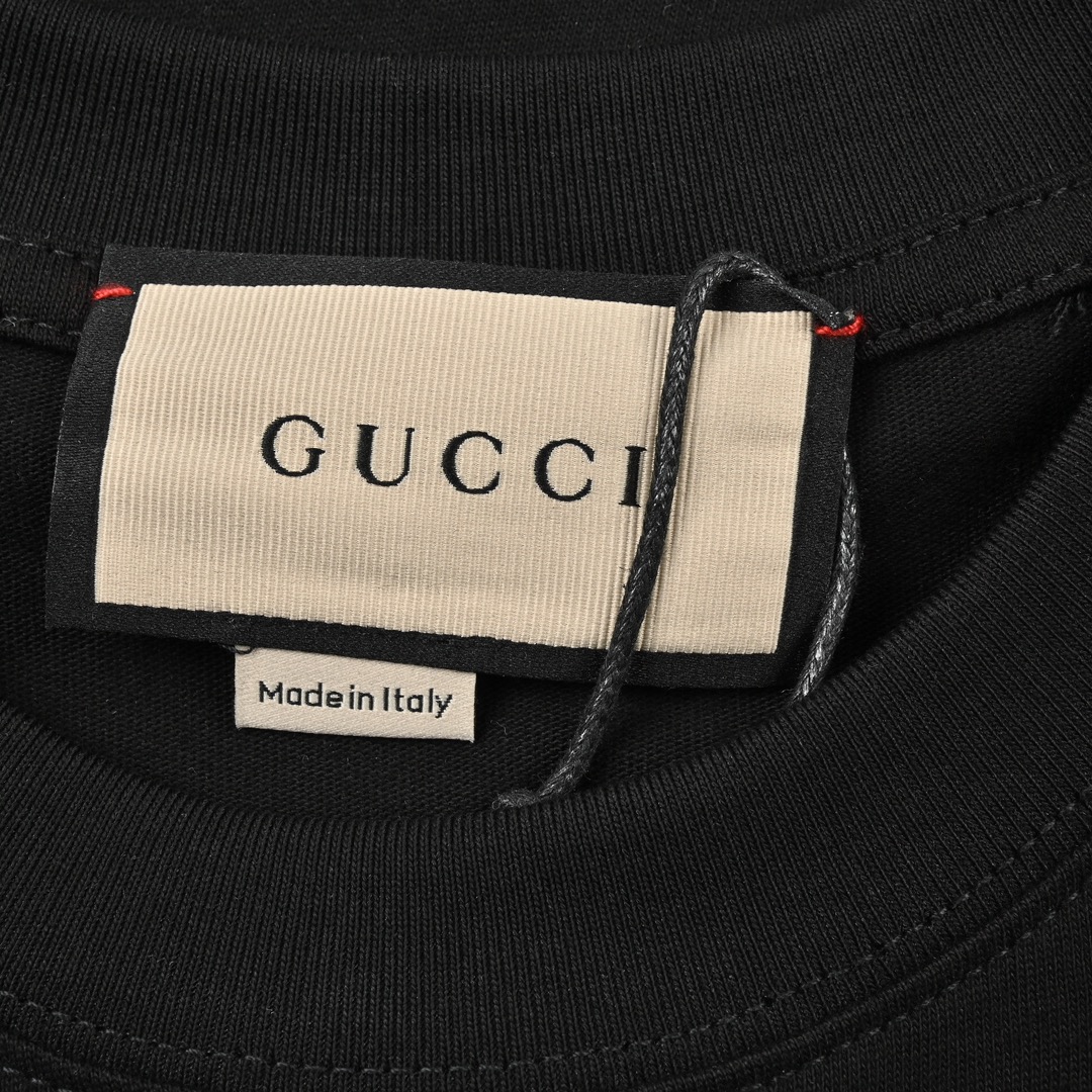 Gucci古驰印花简约短袖T恤 GUCCI 2023ss夏季新款logo 印花短袖T恤