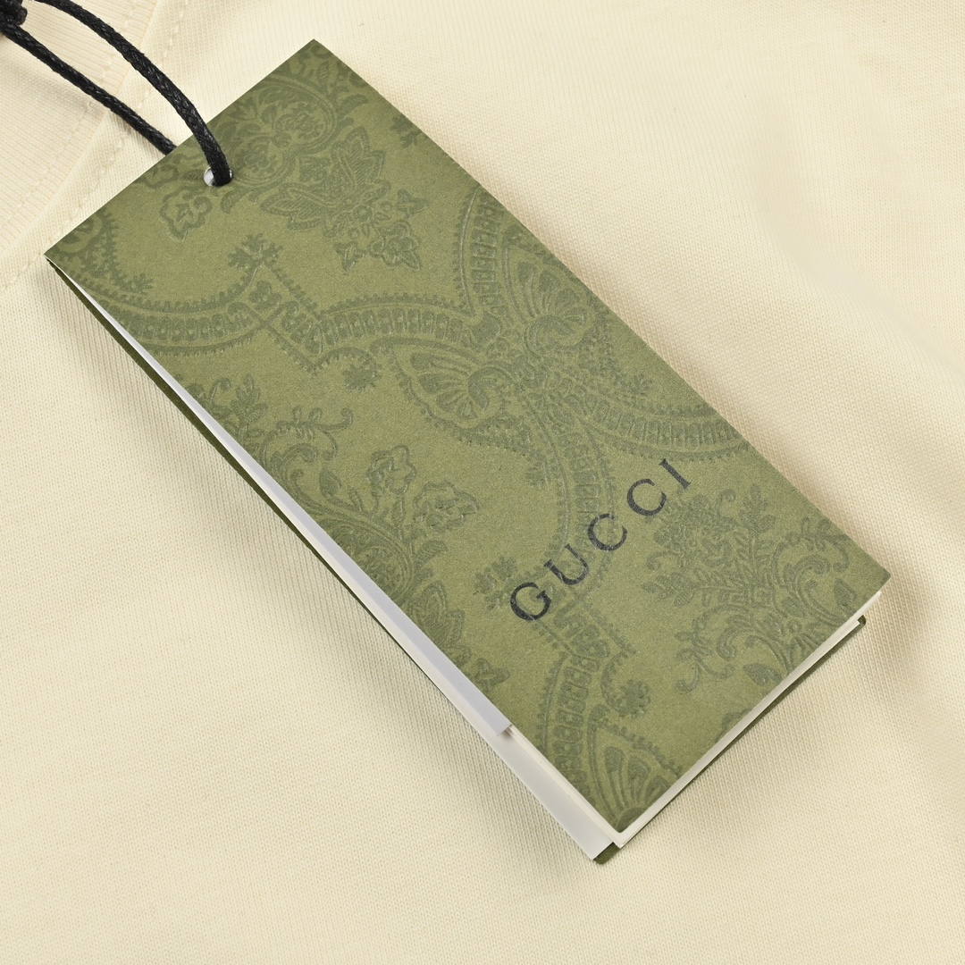 Gucci古驰24ss新款互扣印花短袖