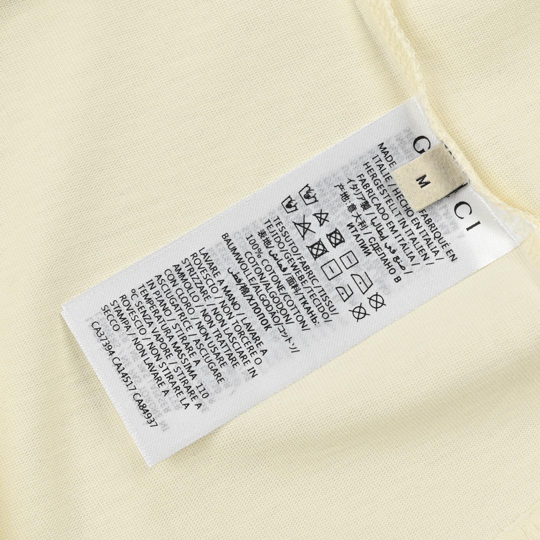 Gucci古驰24ss新款互扣印花短袖