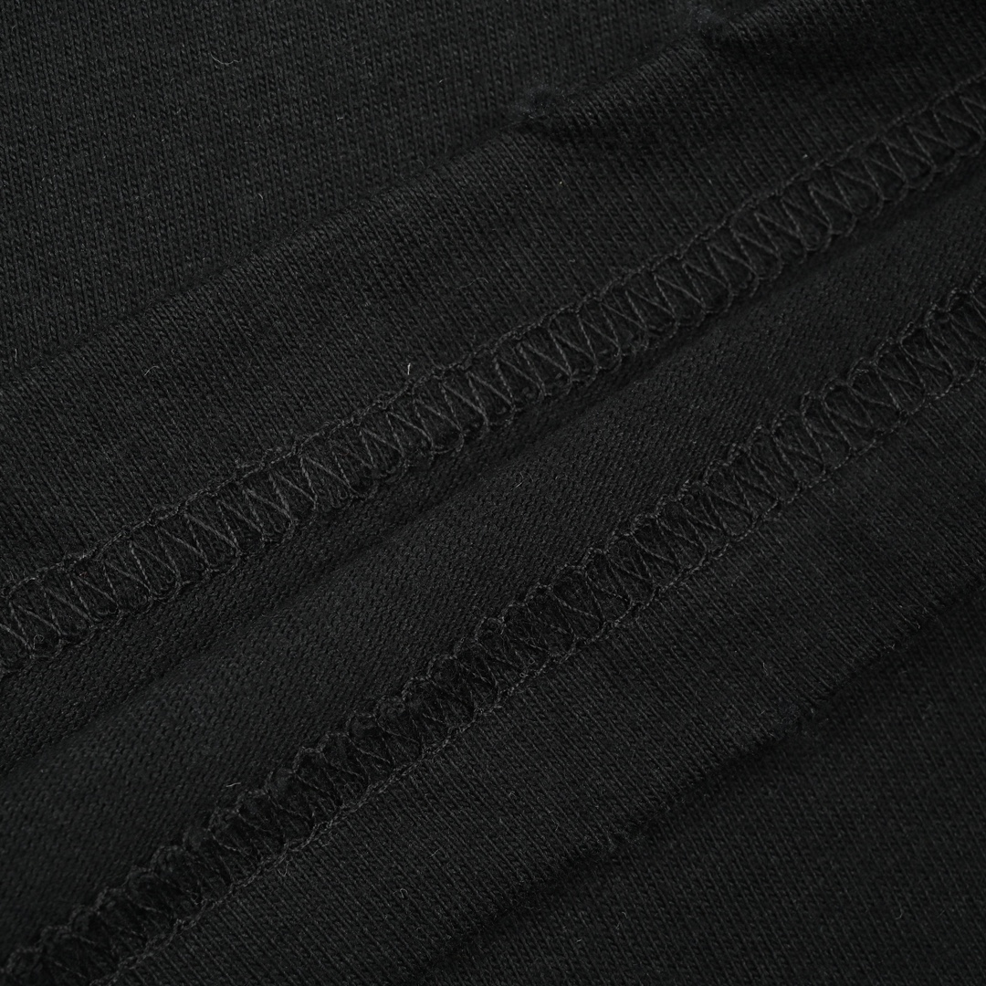 Balenciaga巴黎世家BLCG 24SS 大廓形火焰短袖T恤 黑色