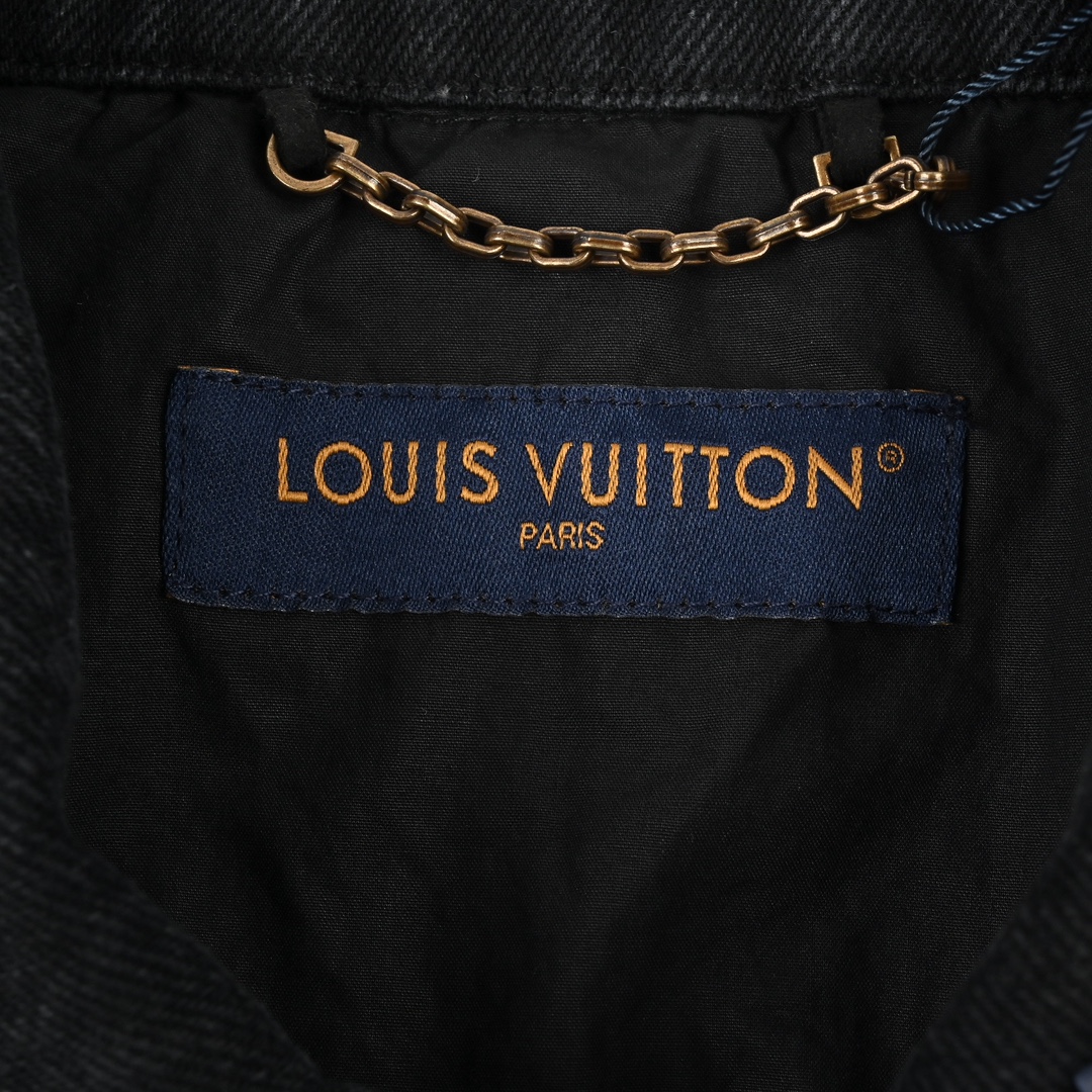 Louis Vuitton路易威登压纹老花牛仔夹克外套