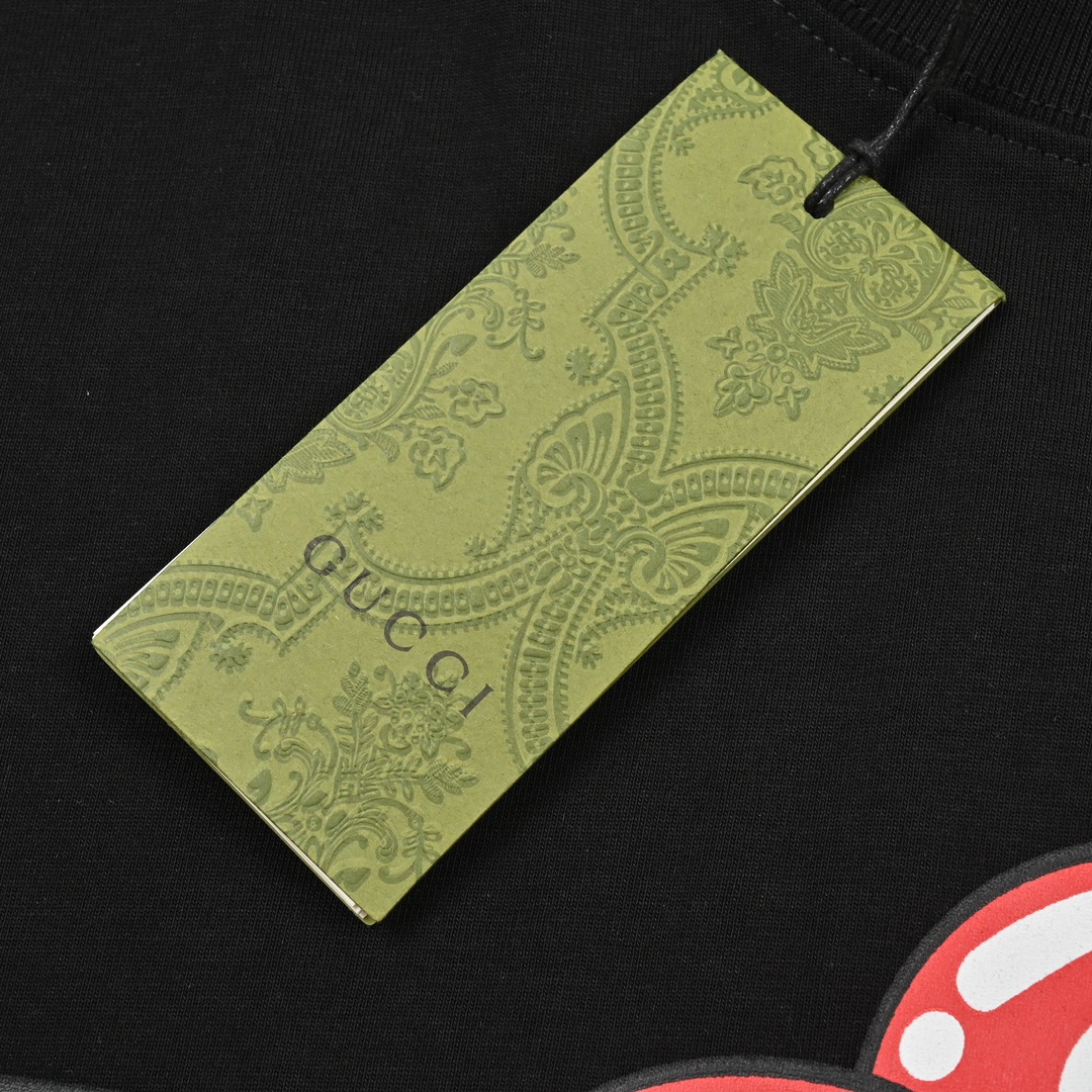 Gucci古驰24ss新款卡通印花短袖 杏色