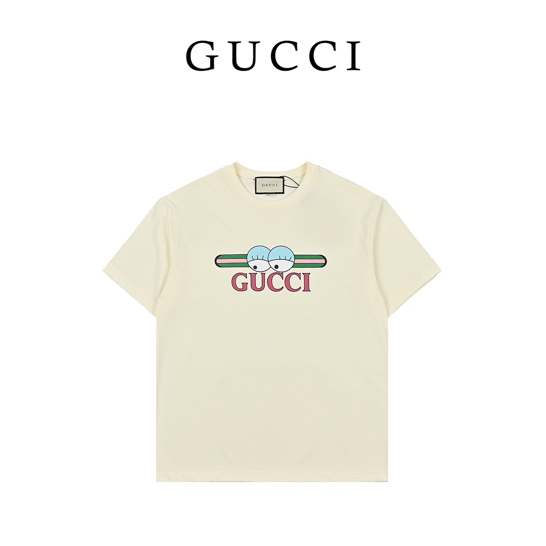 Gucci古驰24ss新款卡通印花短袖