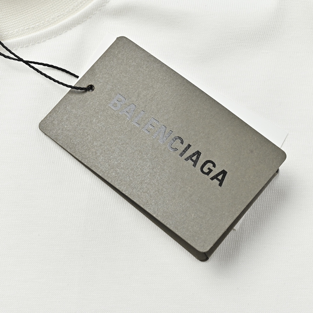 Balenciaga巴黎世家BLCG 24SS泼墨模糊可乐短袖T恤