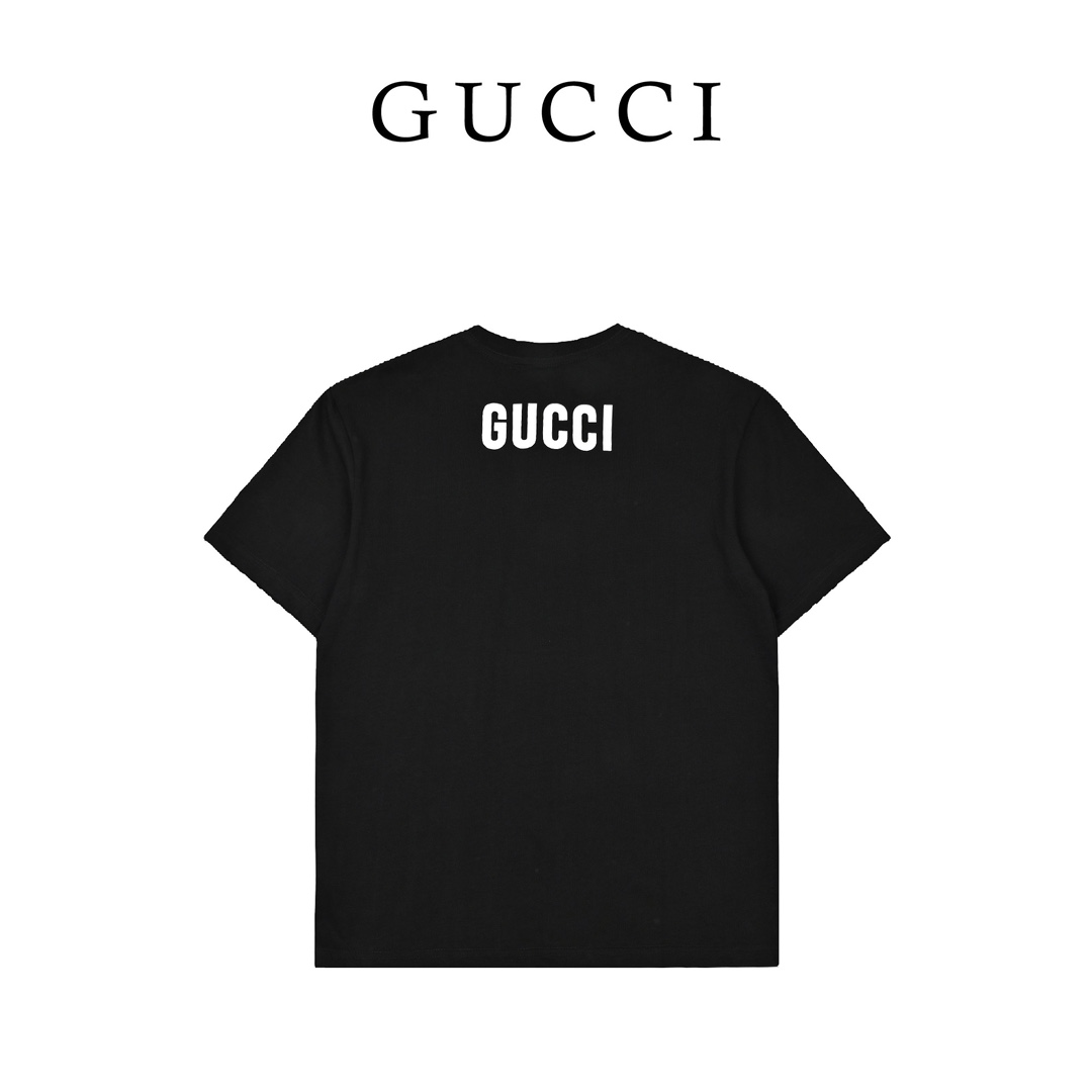 Gucc12024新款宝塔印花短袖T恤-Chinese UA Cheap High Quatity Brand Clothes Bags handbags Sneakers wholesale wholesaler seller from China Factory suppliers Fashion Clothing Shoes best Quality Beautiful Price Gucc12024新款宝塔印花短袖T恤