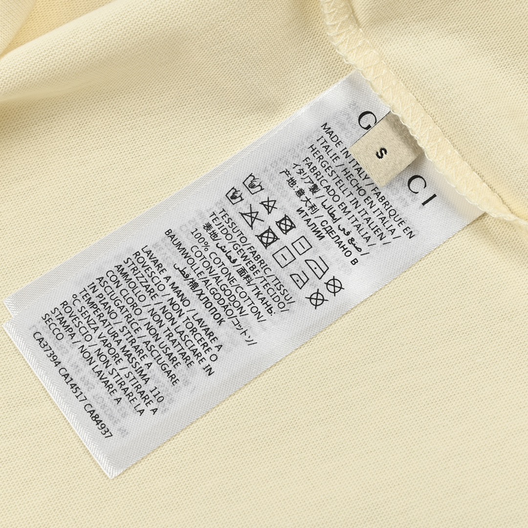 Gucci古驰24ss新款彼得兔系列圆领短袖 2024早春系列高克重短袖