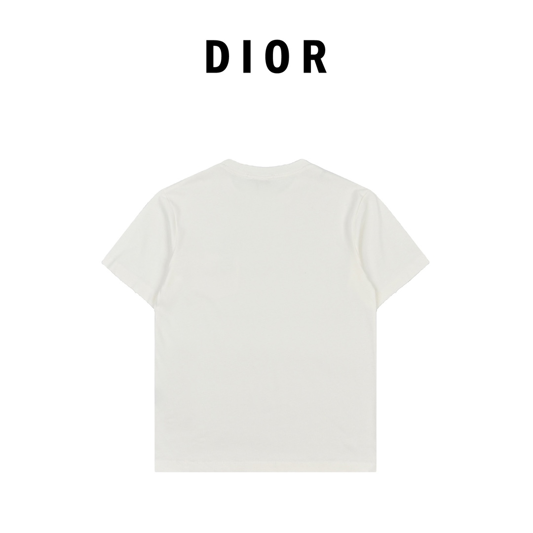 Dior/迪奥 24ss 口袋小恐龙刺绣短袖 328140003