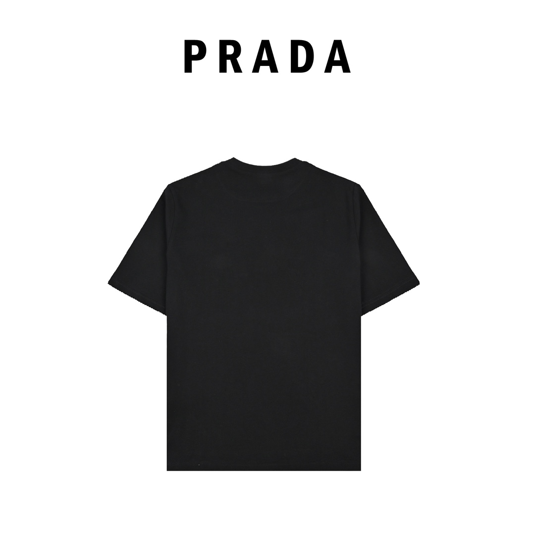 Prada 24SS新款Logo压膜短袖