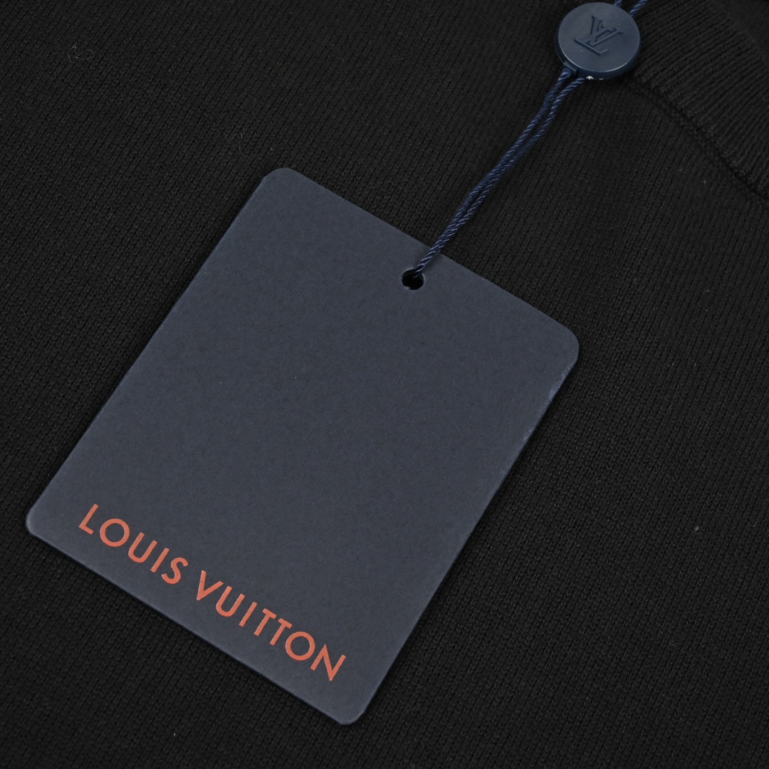 Louis Vuitton/路易威登 24ss 袖口老花提花针织短袖 423140003