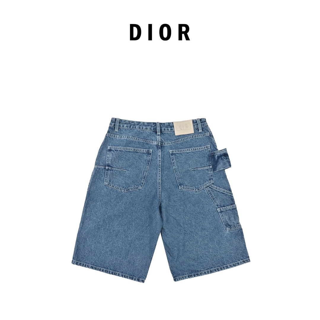 Dior 迪奥藤格线工装牛仔短裤 55240003