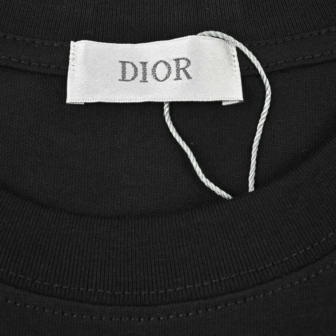 DIOR 迪奥24ss彩色字母康丽数码印花圆领短袖 Logo标识精致升级灵感源自八十年代复古