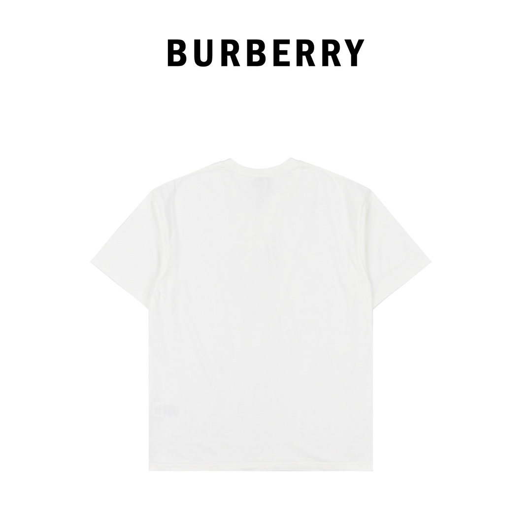 160 Burberry巴宝莉24ss魔方短袖T恤衫 2023年系列 立体设计印花 高端百搭大气款 519120003