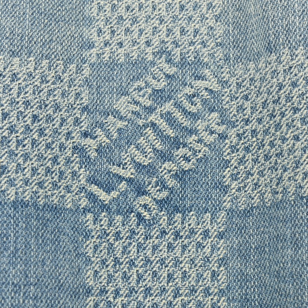 Louis Vuitton路易威登24SS 棋盘格翻领牛仔外套