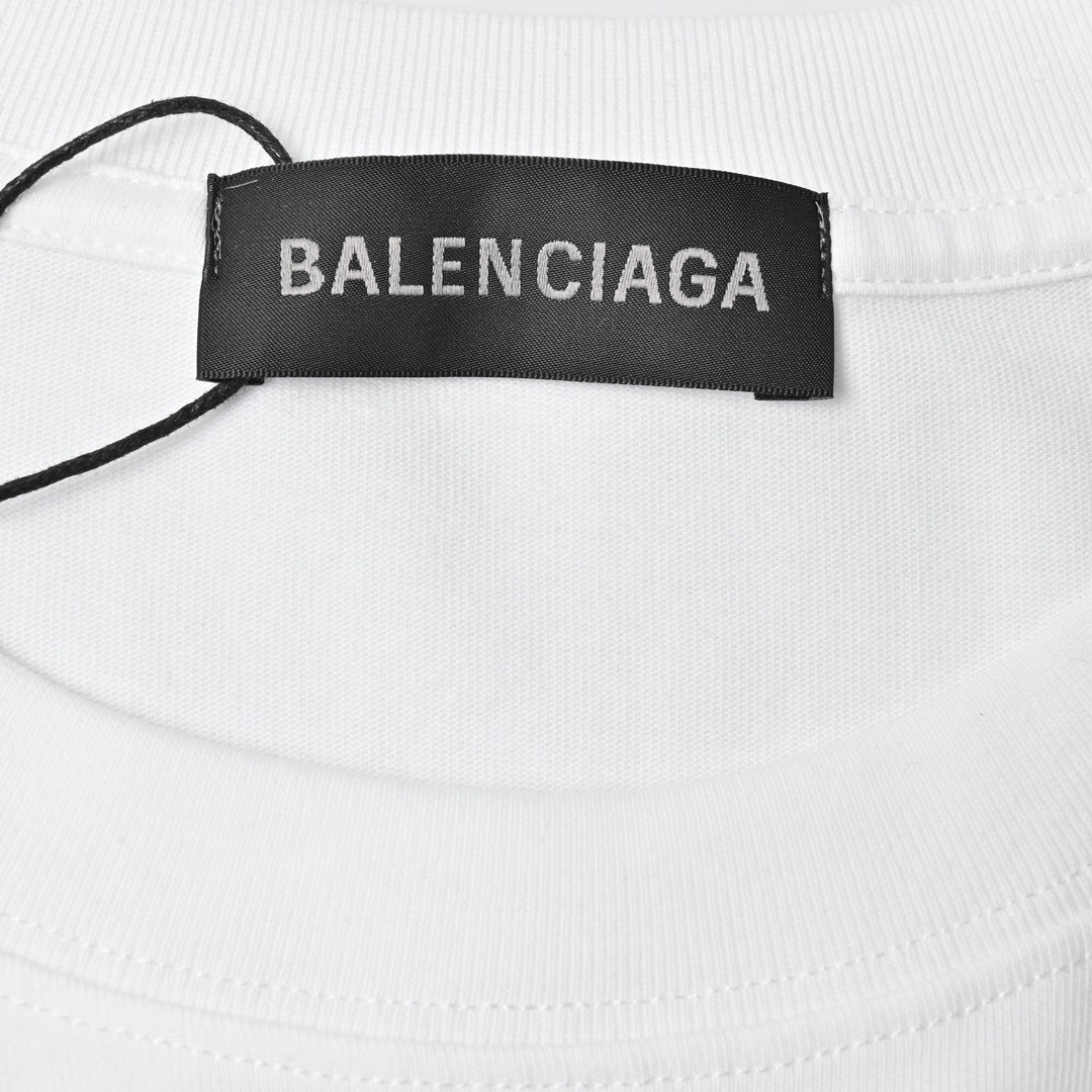 Balenciaga巴黎世家24ss数码印花短袖T恤 24年春夏新款 527120003