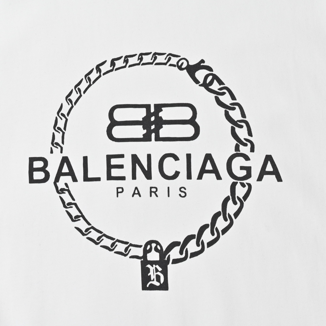 Balenciaga巴黎世家24ss数码印花短袖T恤 24年春夏新款 527120003