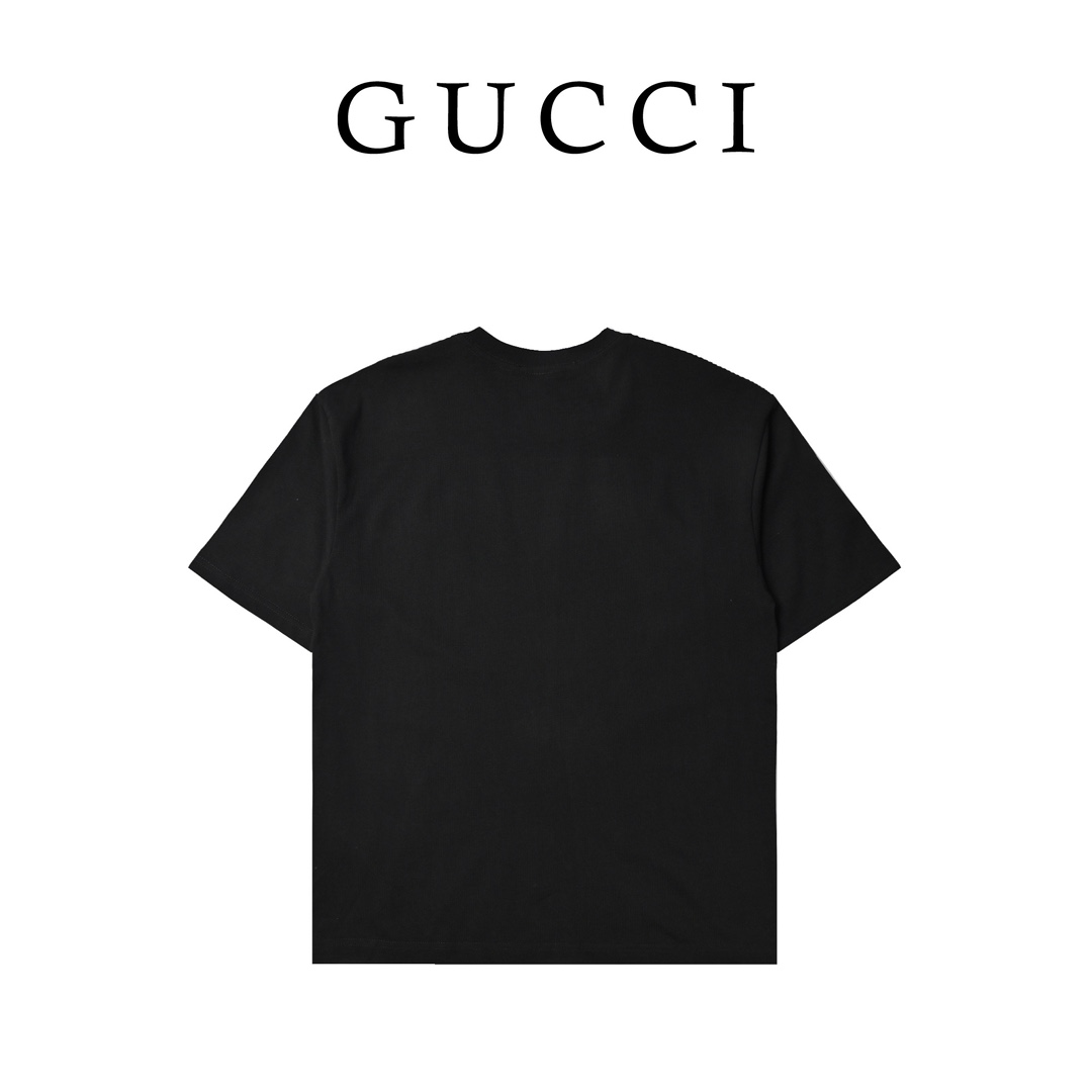 GUCCI 古驰 24ss数码印花圆领短袖 527120003