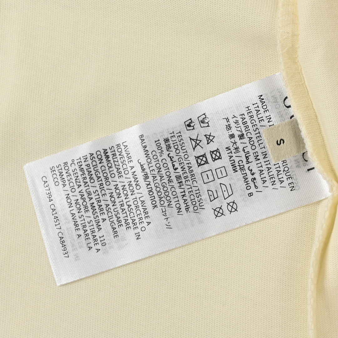 Gucci 古驰 2024龙年系列双G字母印花短袖T恤