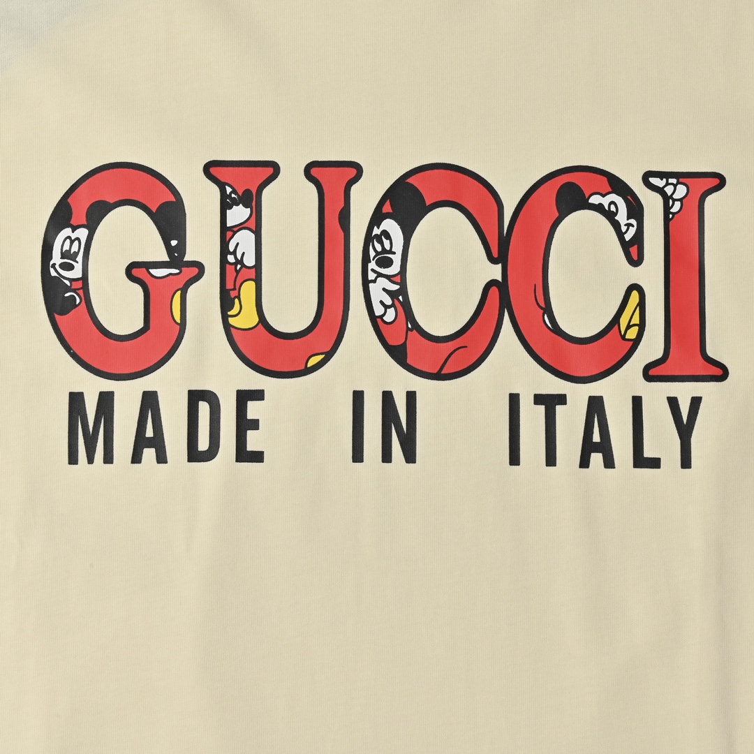 Gucci 古驰 2024龙年系列双G字母印花短袖T恤