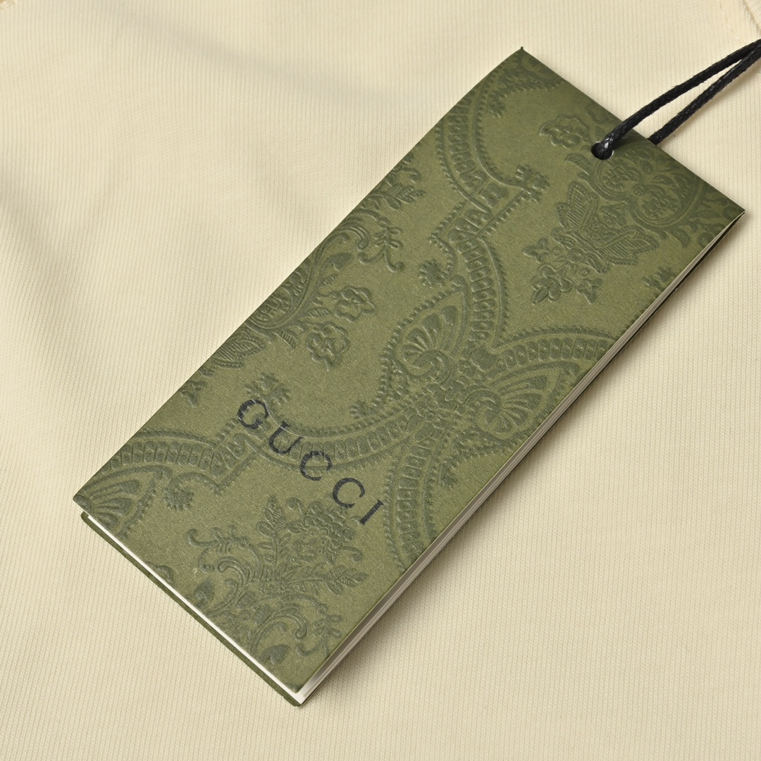 Gucci 古驰 2024龙年系列双G字母印花短袖T恤