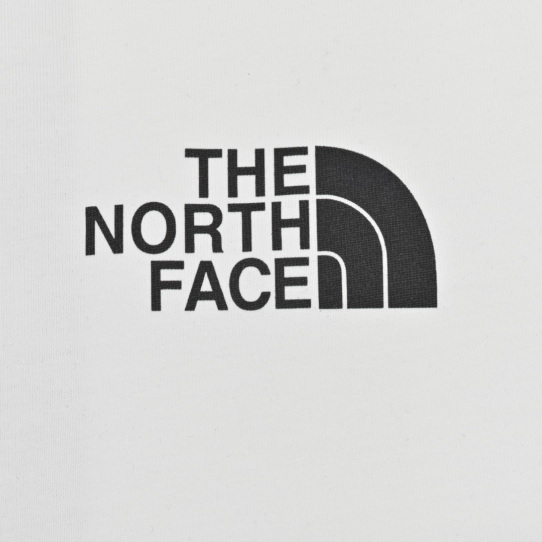 北面TNF联名款方块小标前后logo印花短袖 黑色 白色 高级灰