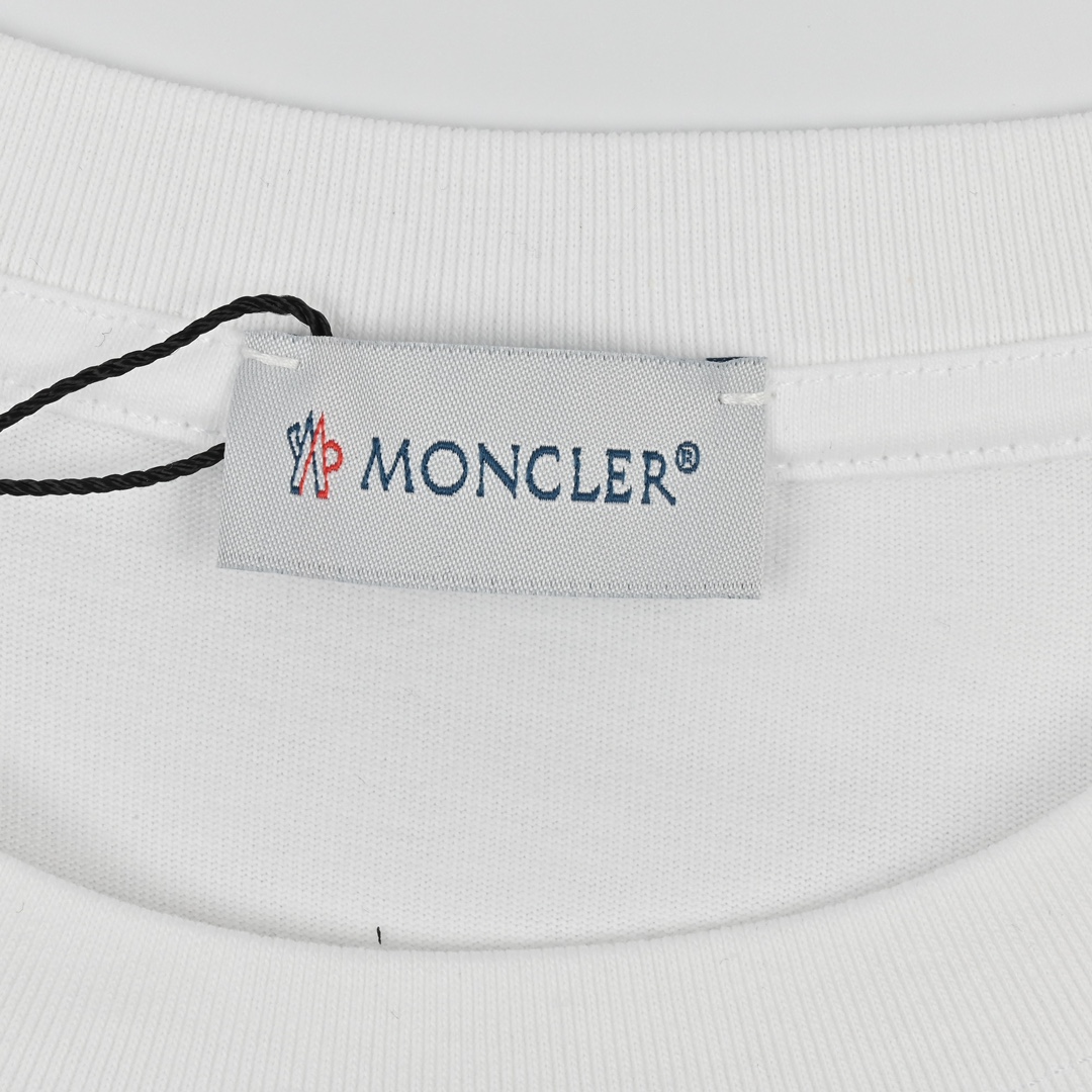 Moncler蒙口24ss新款印花图案短袖T恤