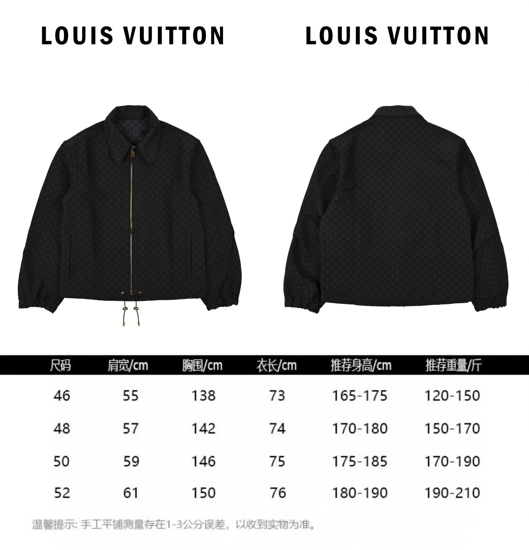 Louis Vuitton路易威登24ss新款夹克取材棉质混纺工装斜纹布外套