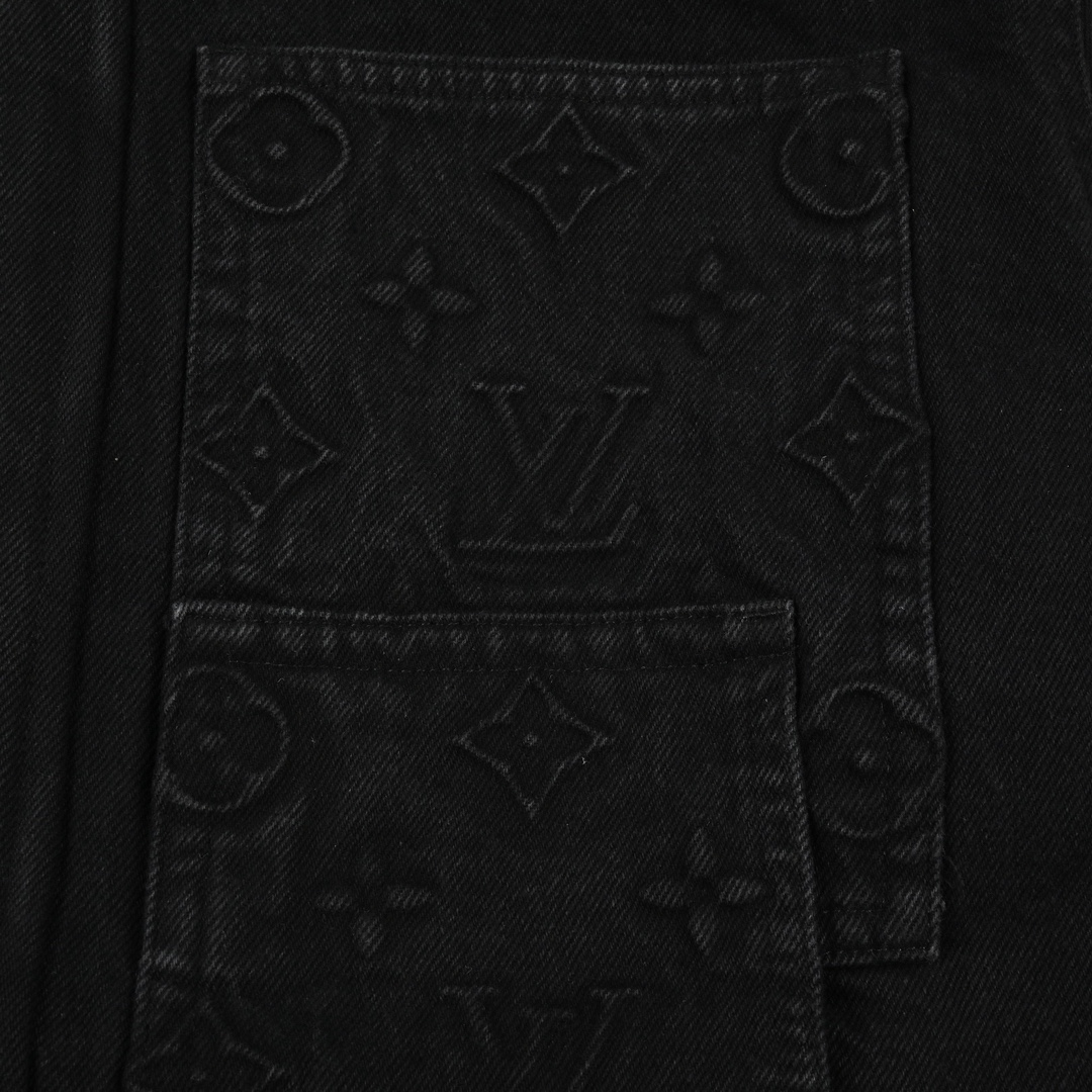 Louis Vuitton路易威登压纹老花牛仔夹克外套