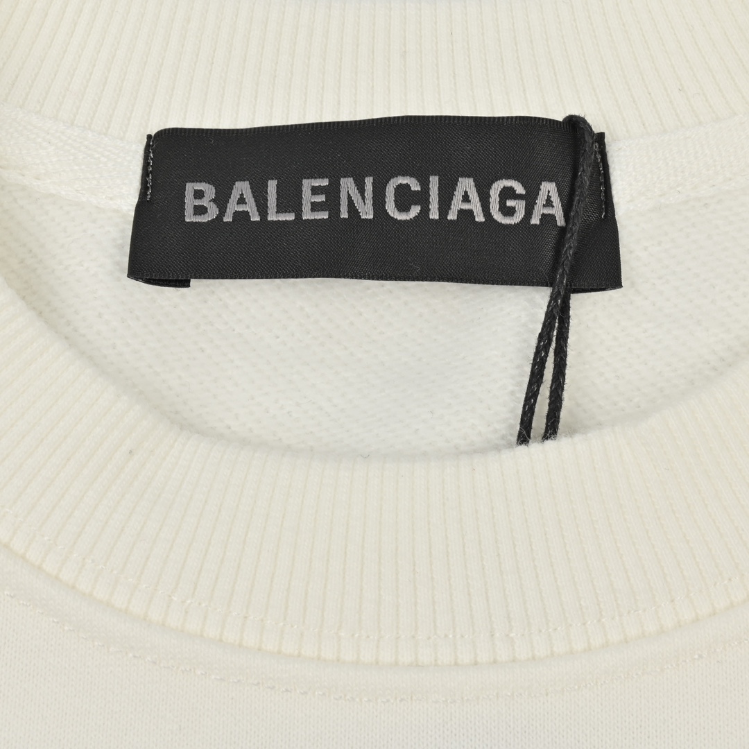 Balenciaga巴黎世家24SS支付宝联名经典圆领卫衣