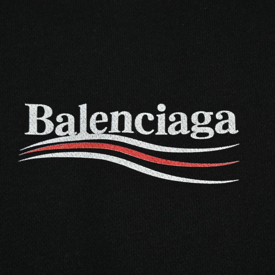 Balenciaga巴黎世家24SS 经典可乐圆领卫衣