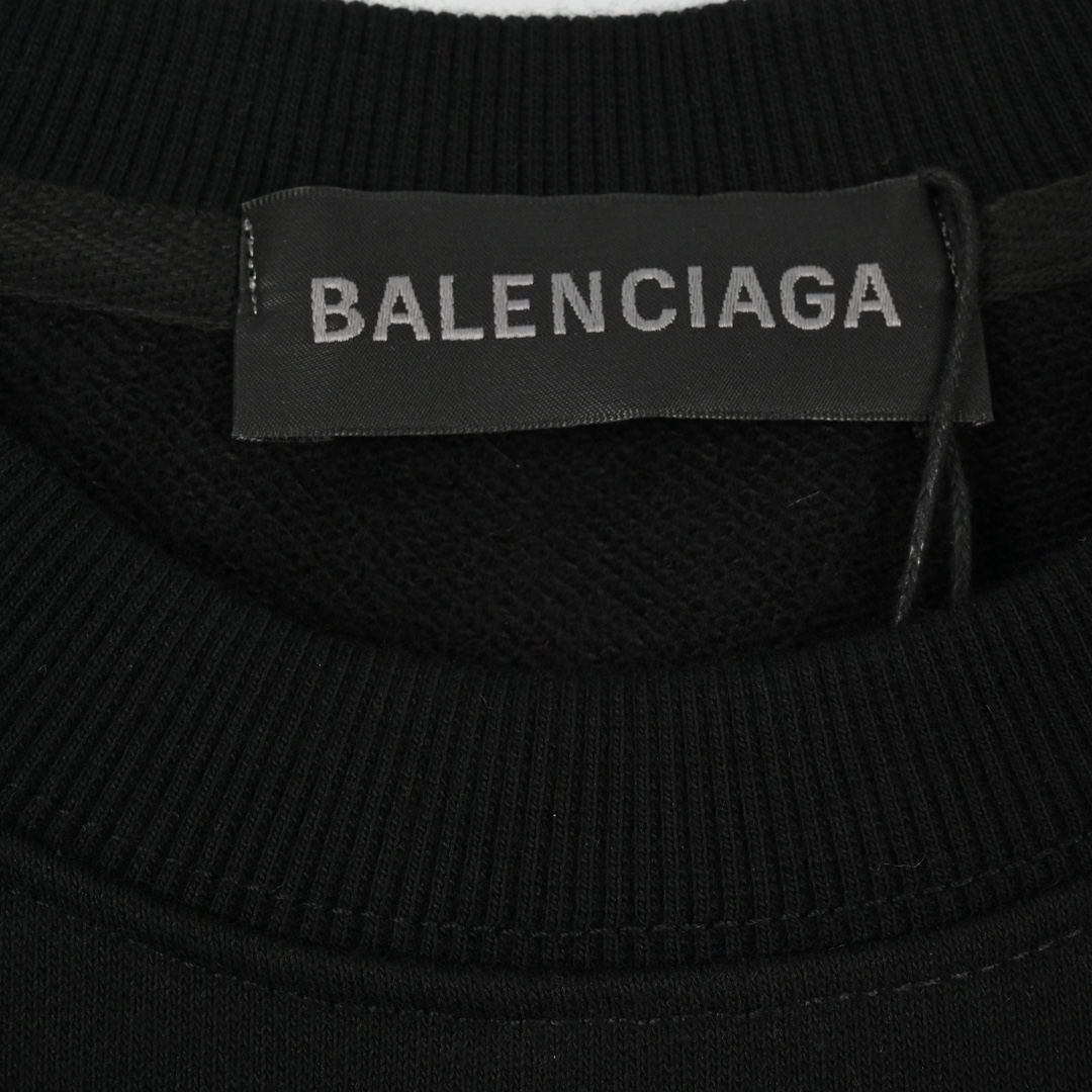 Balenciaga巴黎世家24SS 经典可乐圆领卫衣