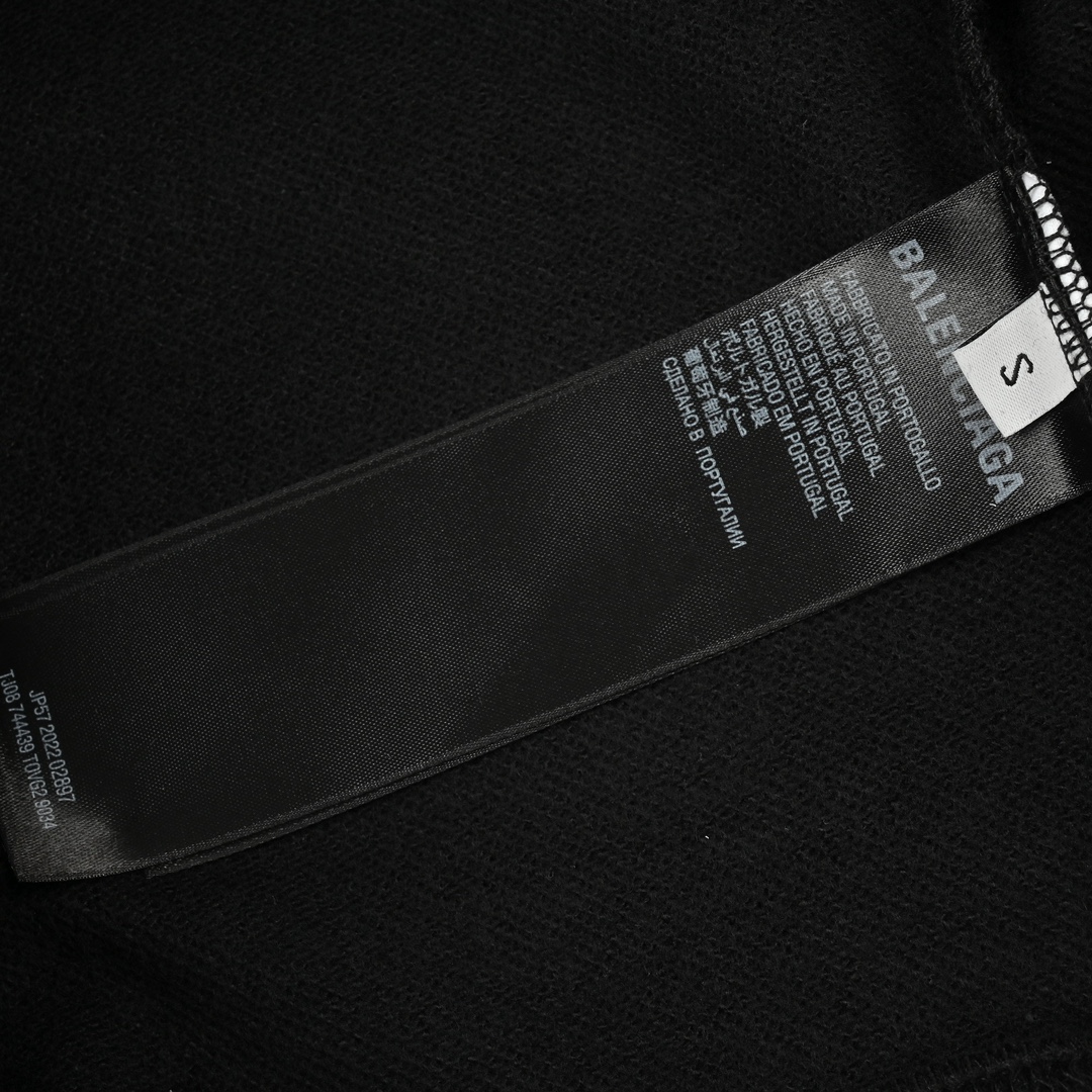 Balenciaga巴黎世家餐盒字母印花圆领卫衣