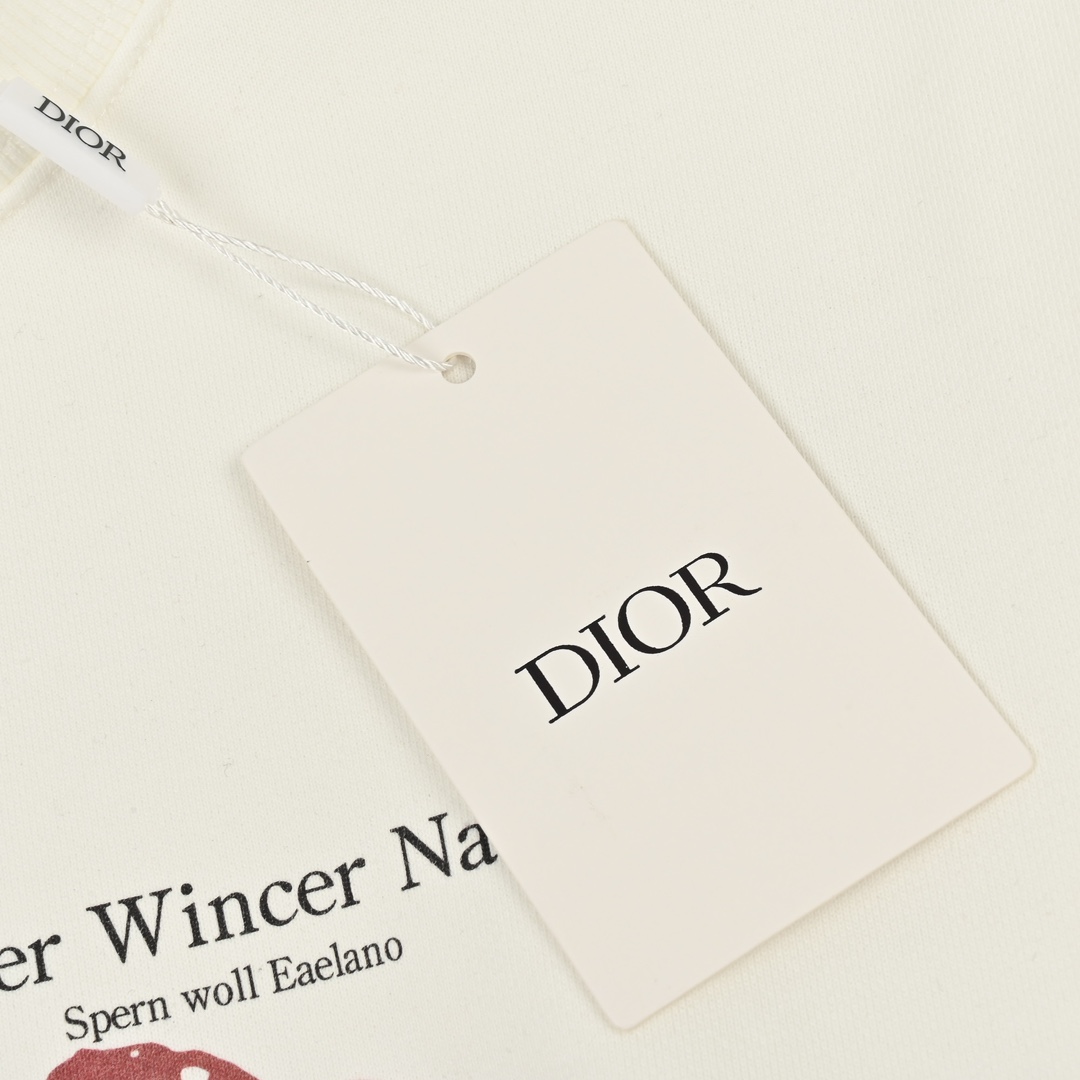 Dior迪奥24fw字母印花圆领卫衣 全棉毛圈460g包含得物防伪卡