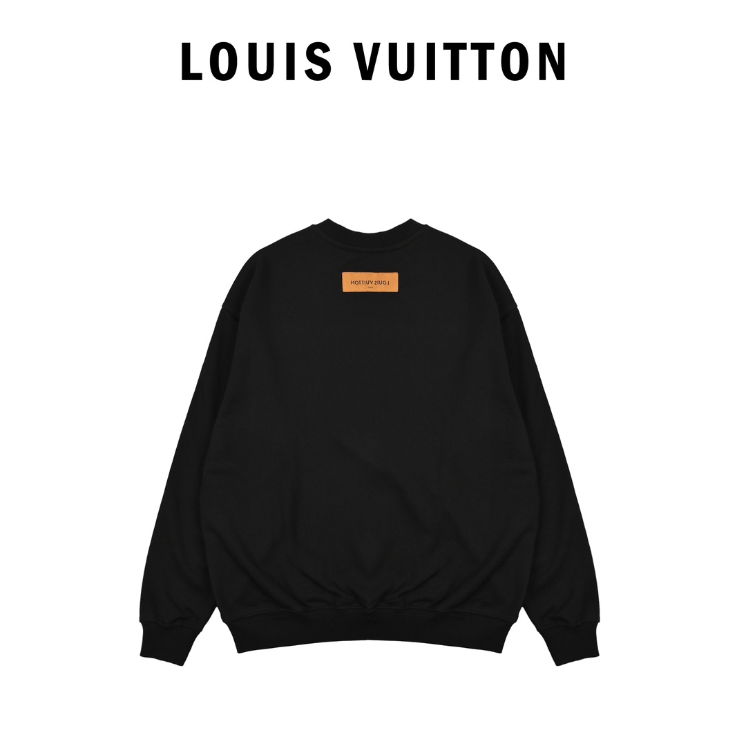 Louis Vuitton路易威登个性字母印花logo圆领卫衣-Chinese UA Cheap High Quatity Brand Clothes Bags handbags Sneakers wholesale wholesaler seller from China Factory suppliers Fashion Clothing Shoes best Quality Beautiful Price Louis Vuitton路易威登个性字母印花logo圆领卫衣