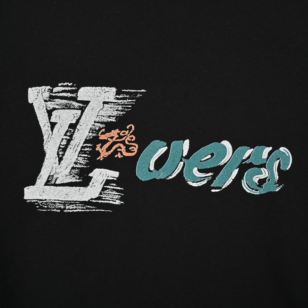 Louis Vuitton路易威登个性字母印花logo圆领卫衣-Chinese UA Cheap High Quatity Brand Clothes Bags handbags Sneakers wholesale wholesaler seller from China Factory suppliers Fashion Clothing Shoes best Quality Beautiful Price Louis Vuitton路易威登个性字母印花logo圆领卫衣