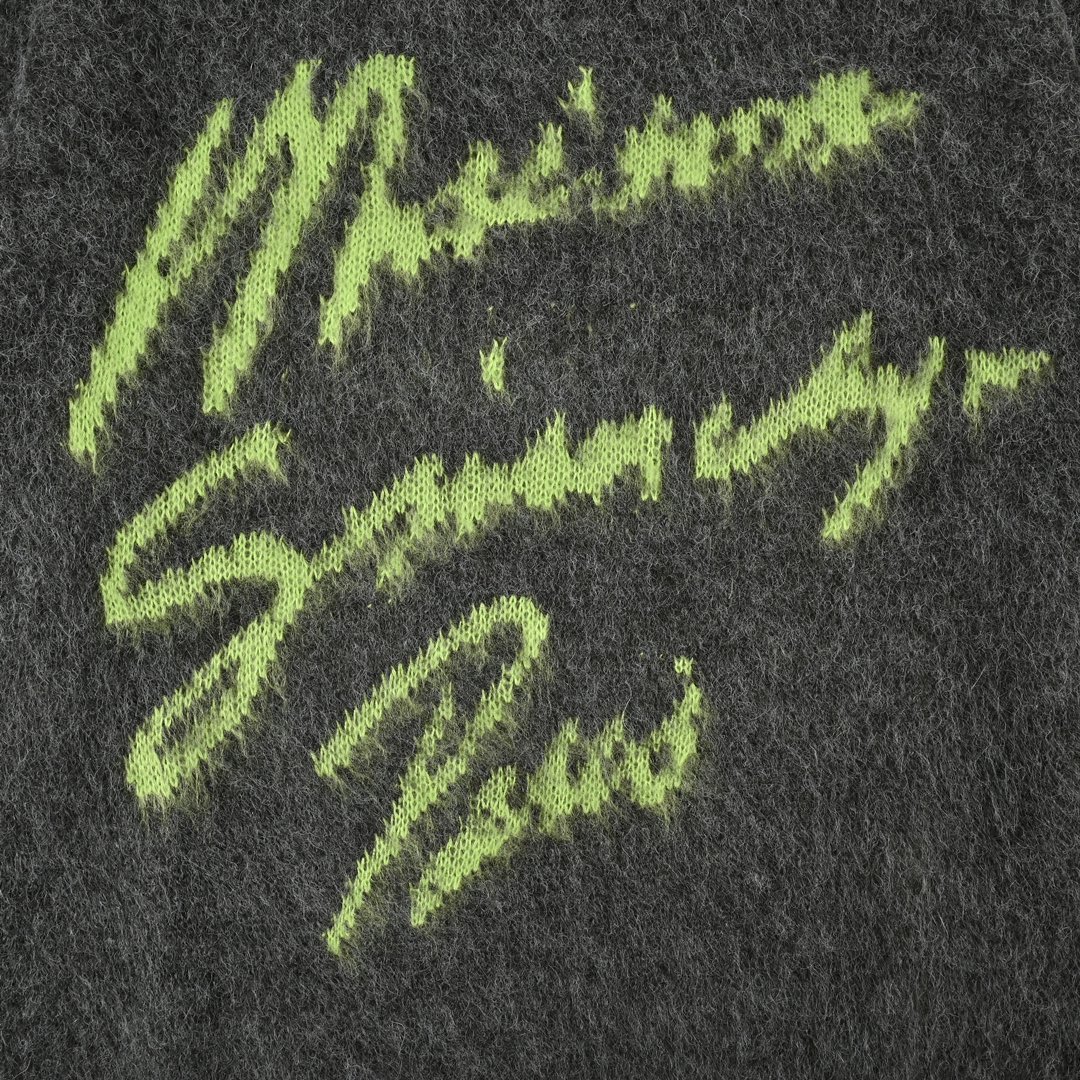 Givenchy纪梵希24FW 签字马海毛圆领毛衣