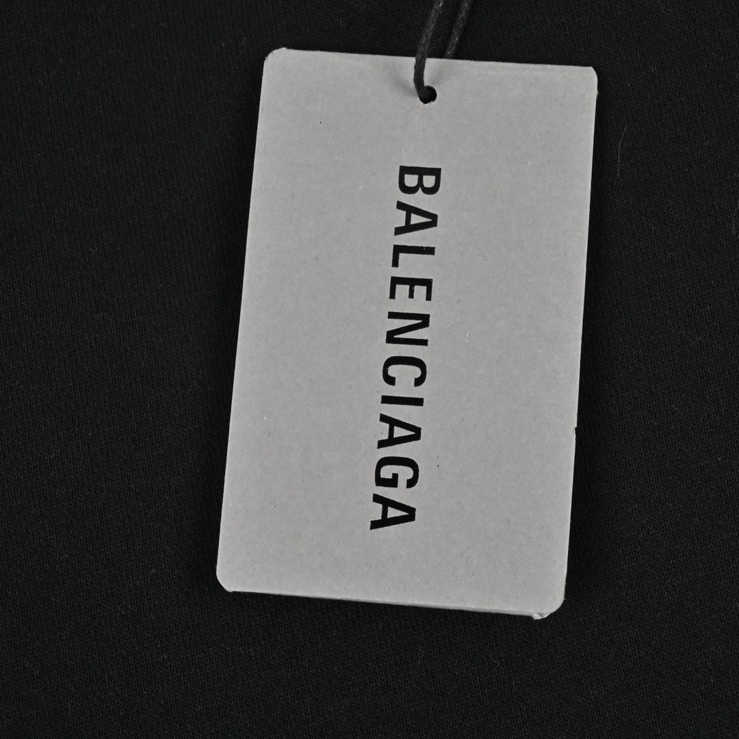 Balenciaga巴黎世家经典款.印花圆领卫衣