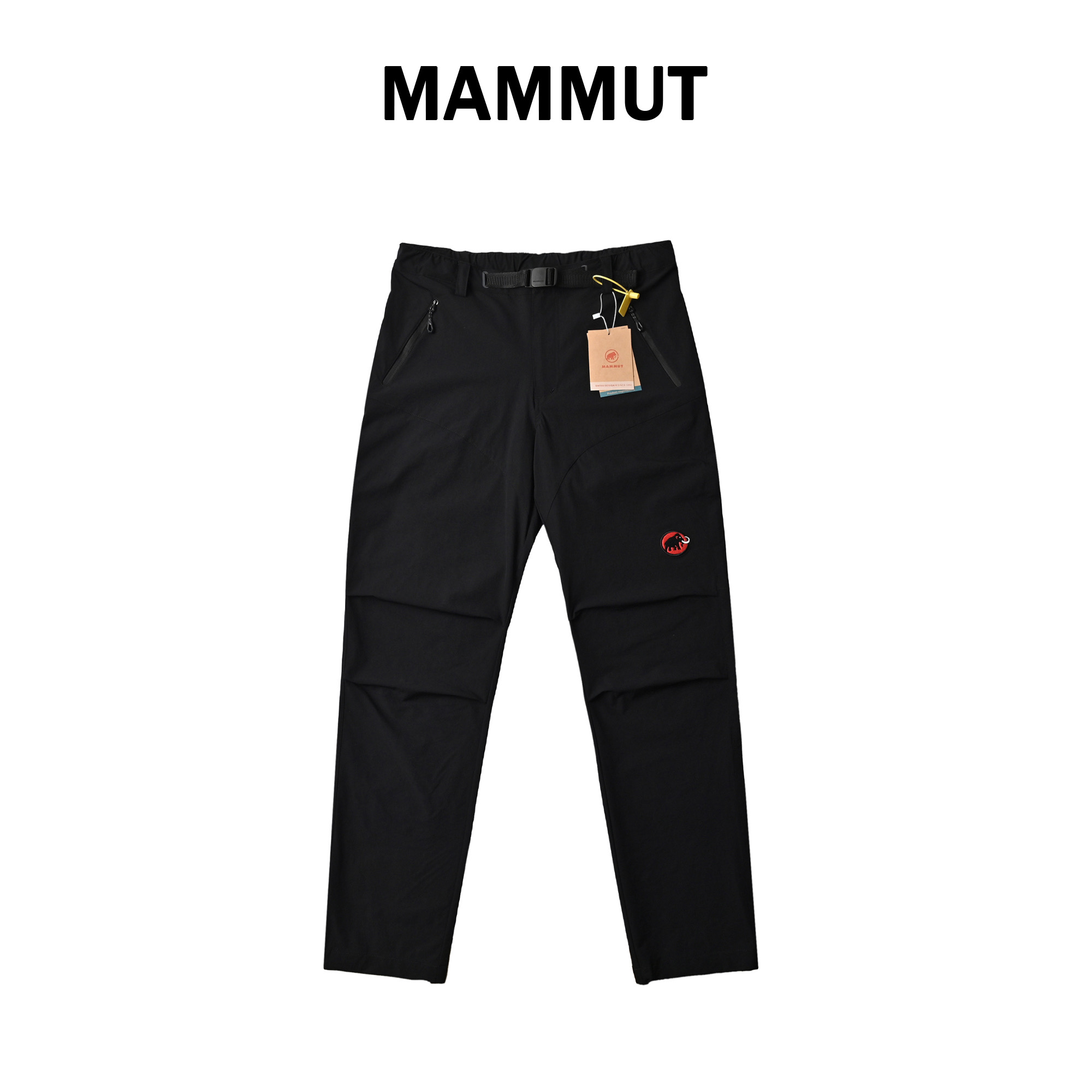 MAMMUT/猛犸象 刺绣新款Courmayeur户外男软壳裤子防风徒步登山裤