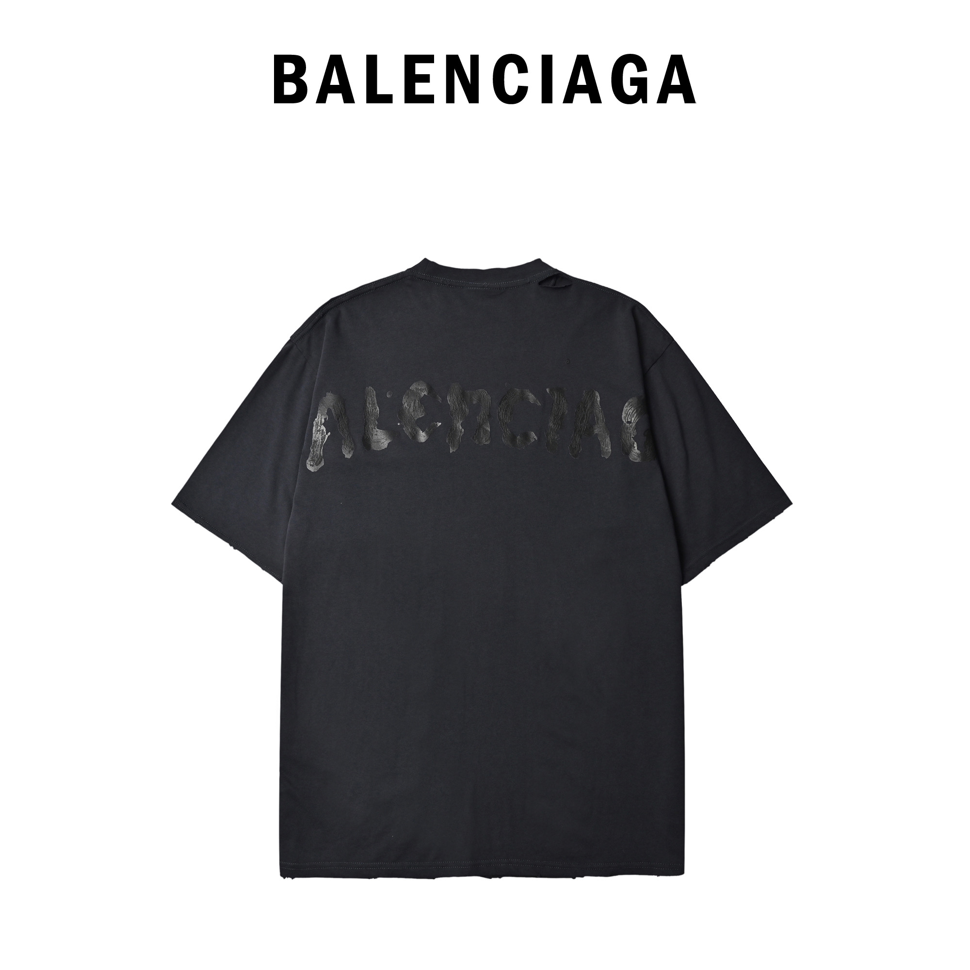 Balenciaga巴黎世家25SS春夏新款针织圆领短袖T恤-Chinese UA Cheap High Quatity Brand Clothes Bags handbags Sneakers wholesale wholesaler seller from China Factory suppliers Fashion Clothing Shoes best Quality Beautiful Price Balenciaga巴黎世家25SS春夏新款针织圆领短袖T恤