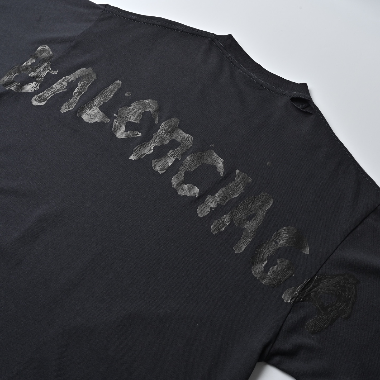 Balenciaga巴黎世家25SS春夏新款针织圆领短袖T恤-Chinese UA Cheap High Quatity Brand Clothes Bags handbags Sneakers wholesale wholesaler seller from China Factory suppliers Fashion Clothing Shoes best Quality Beautiful Price Balenciaga巴黎世家25SS春夏新款针织圆领短袖T恤