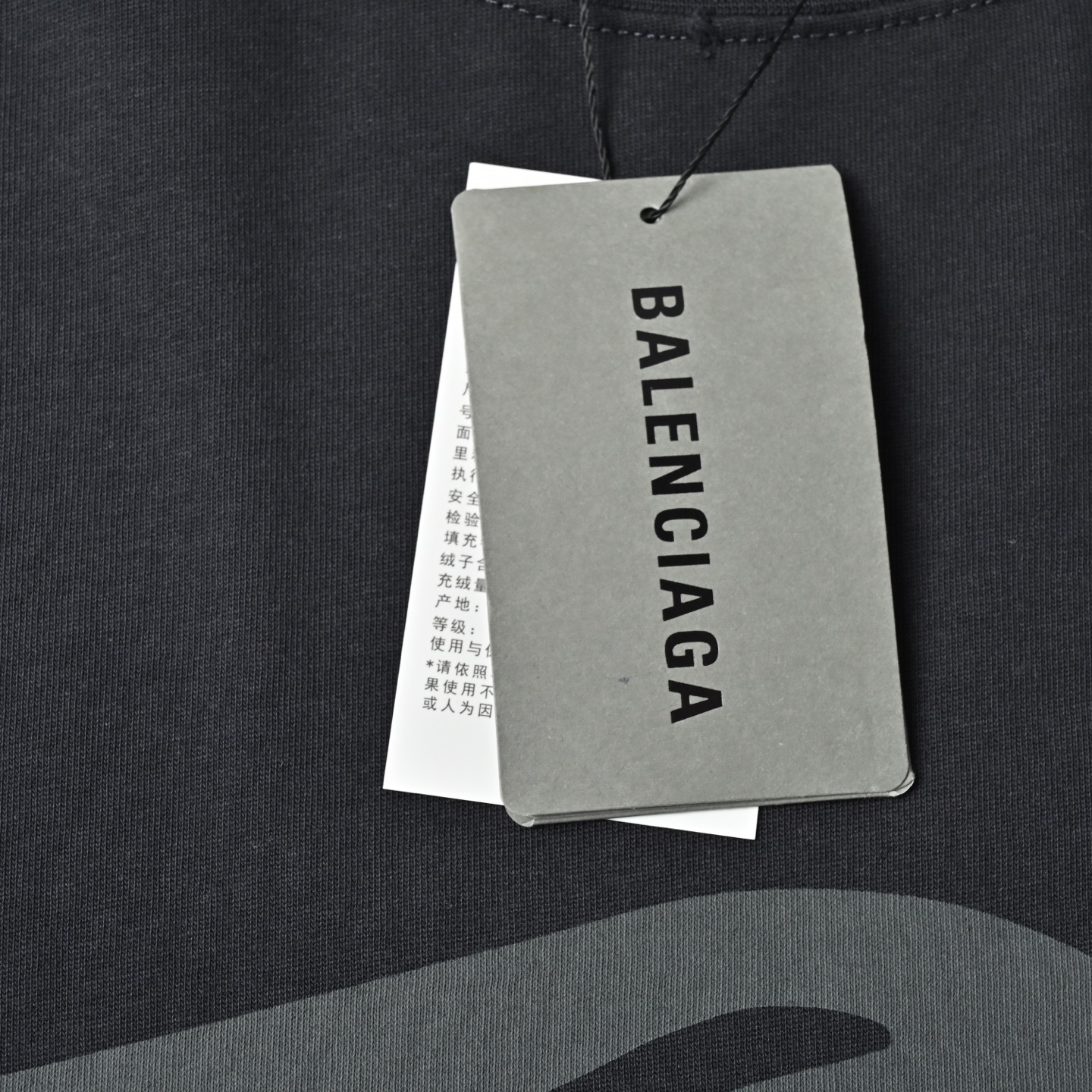 Balenciaga/巴黎世家 25ss logo溶解磨破短袖