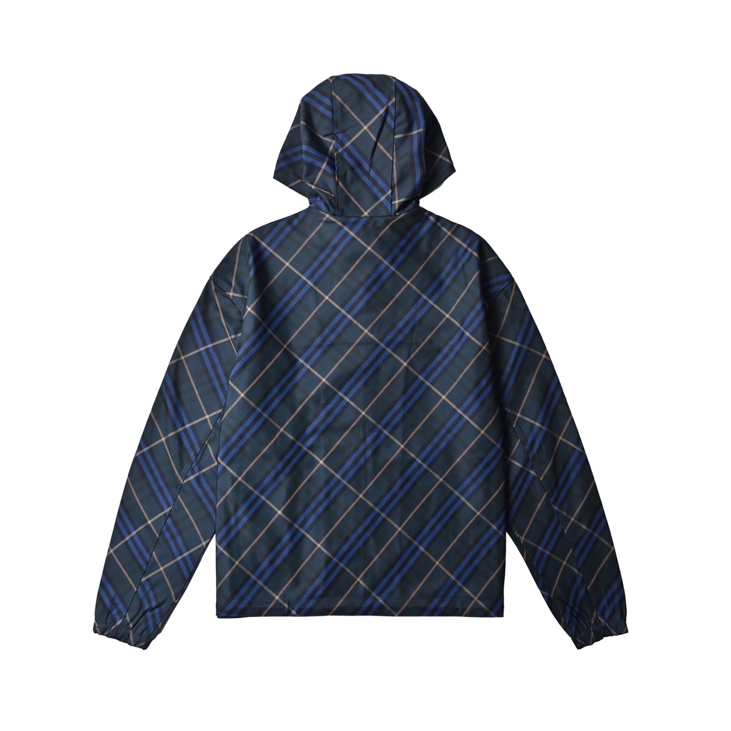 Burberry巴宝莉24FW 战马绣花格纹双面拉链夹克外套