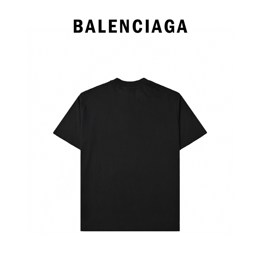 Balenciaga/巴黎世家 24ss 机票护照短袖 官网品质Balenciaga summer24ss新款短袖T恤 黑色 白色-Chinese UA Cheap High Quatity Brand Clothes Bags handbags Sneakers wholesale wholesaler seller from China Factory suppliers Fashion Clothing Shoes best Quality Beautiful Price Balenciaga/巴黎世家 24ss 机票护照短袖 官网品质Balenciaga summer24ss新款短袖T恤 黑色 白色