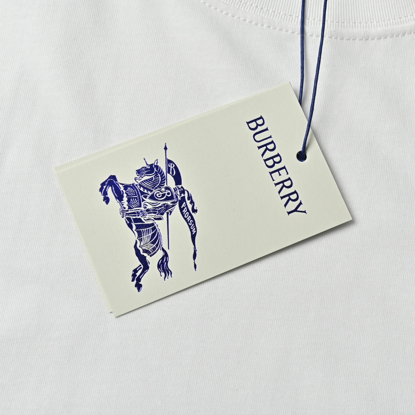 Burberry巴宝莉24ss经典刺绣战马小标圆领短袖 2024ss春夏新款男士胸前经典刺绣标识休闲圆领短袖