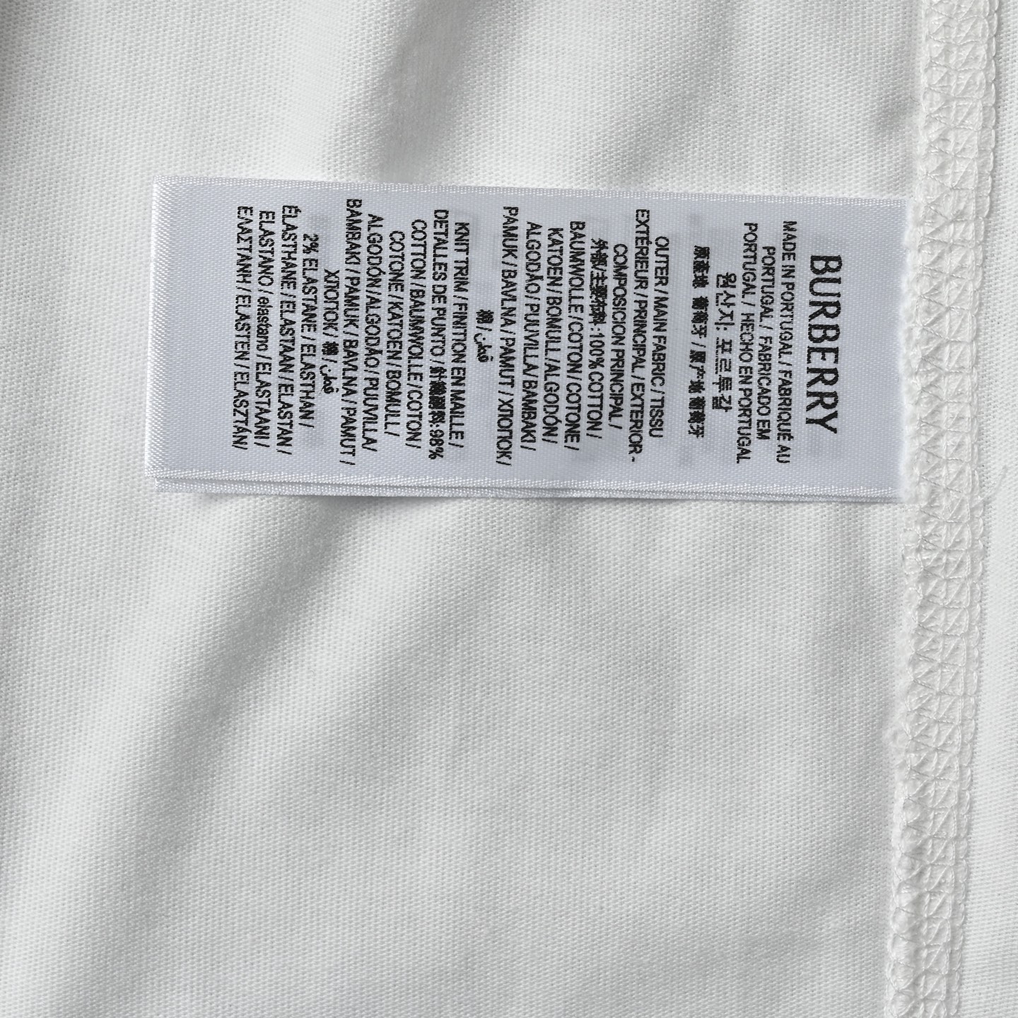 Burberry巴宝莉24ss经典刺绣战马小标圆领短袖 2024ss春夏新款男士胸前经典刺绣标识休闲圆领短袖