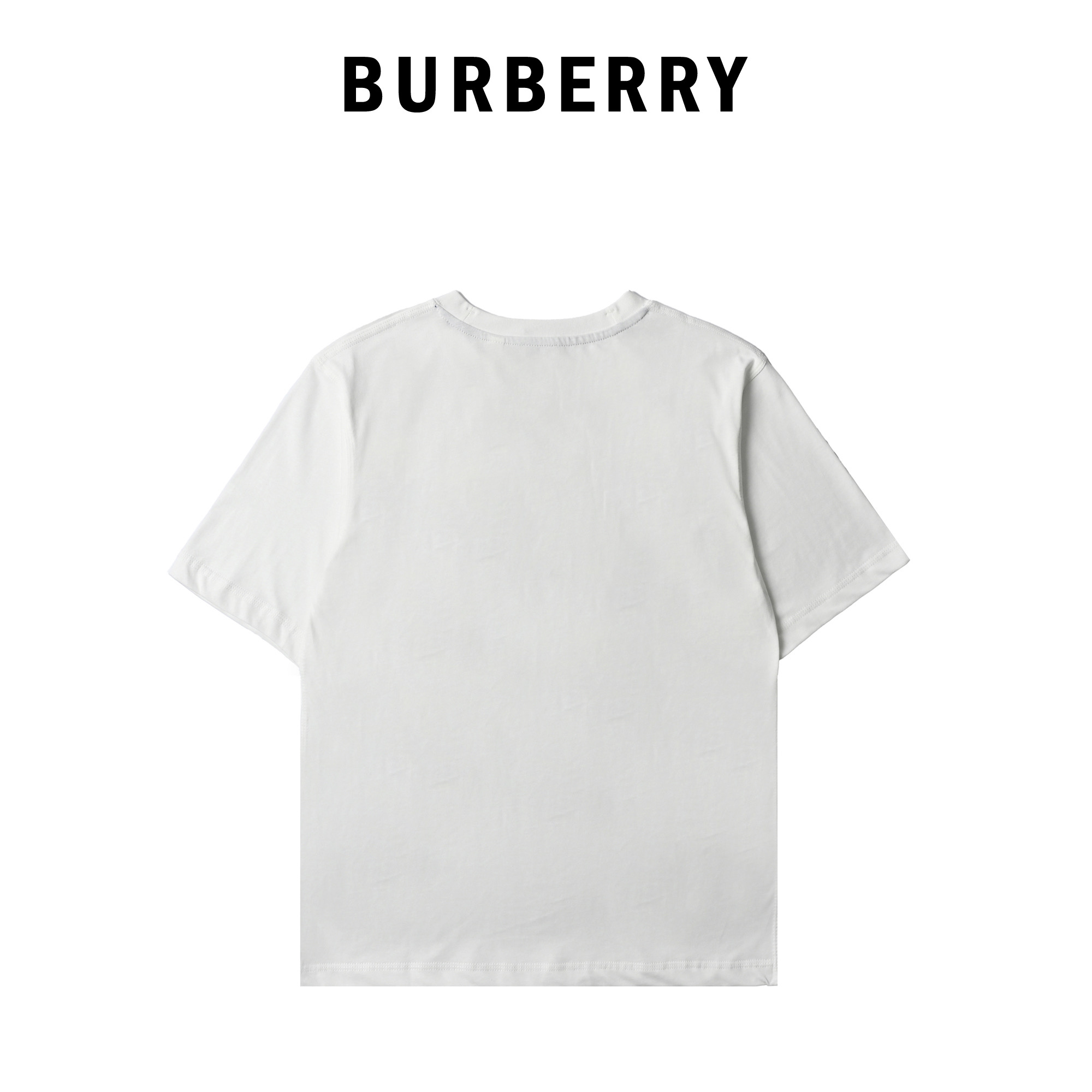 Burberry巴宝莉24ss经典刺绣战马小标圆领短袖 2024ss春夏新款男士胸前经典刺绣标识休闲圆领短袖