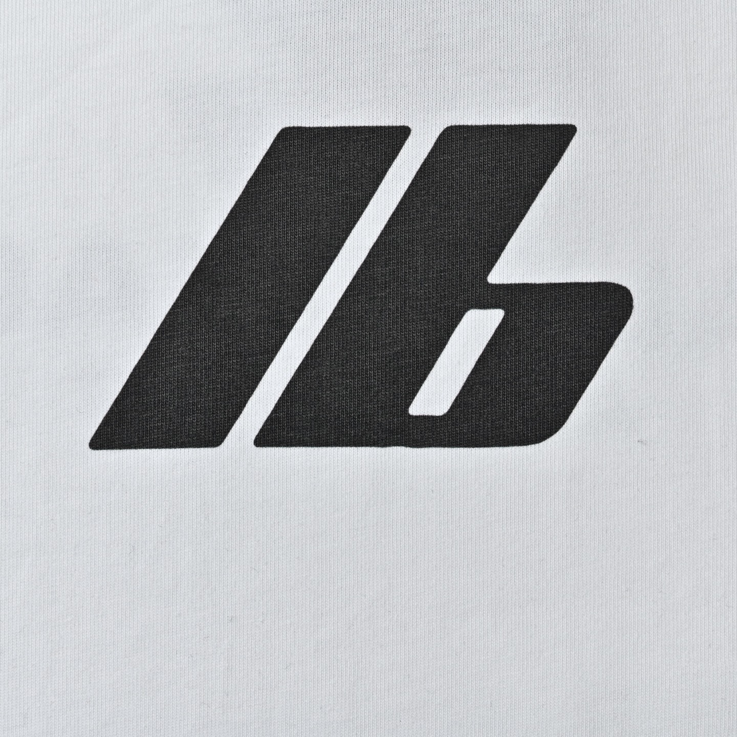 Balenciaga巴黎世家IB前后白墨直喷印花短袖T恤 黑色 白色