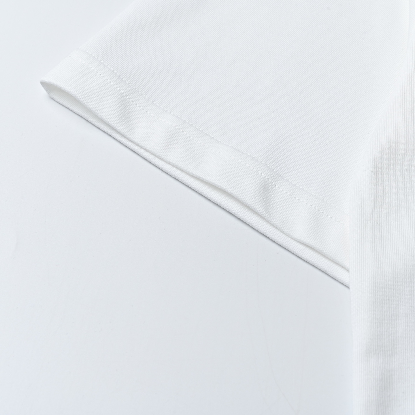 Balenciaga巴黎世家IB前后白墨直喷印花短袖T恤 黑色 白色