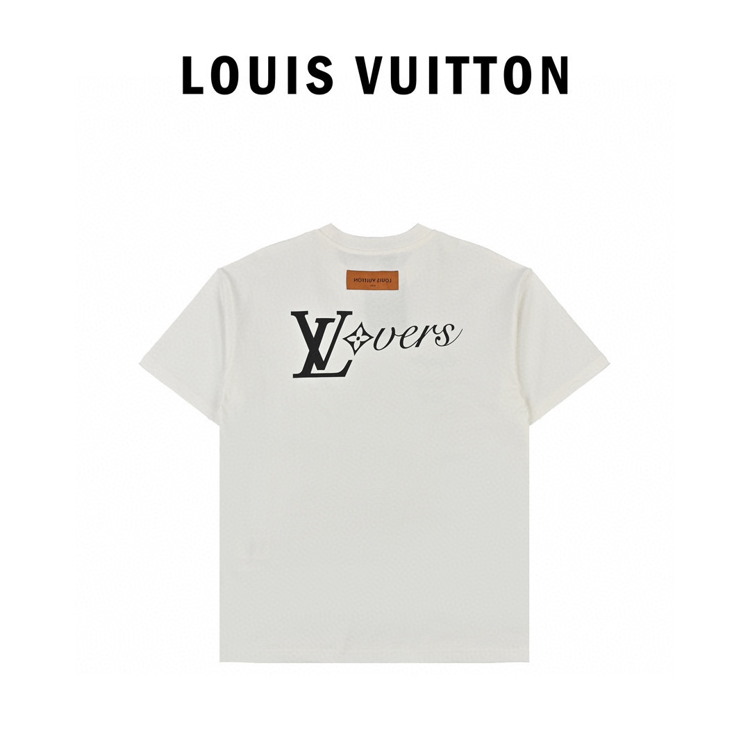Louis Vuitton/路易威登 24ss 菲董联名员工短袖 黑色 白色