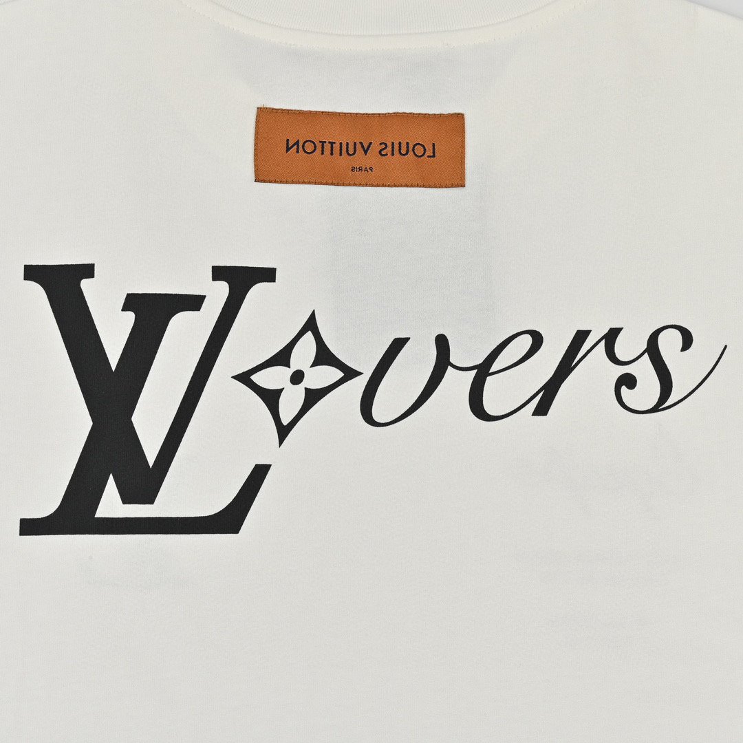 Louis Vuitton/路易威登 24ss 菲董联名员工短袖 黑色 白色