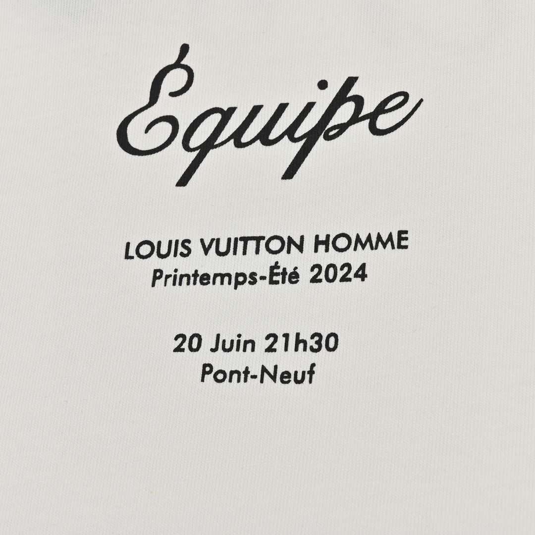 Louis Vuitton/路易威登 24ss 菲董联名员工短袖 黑色 白色